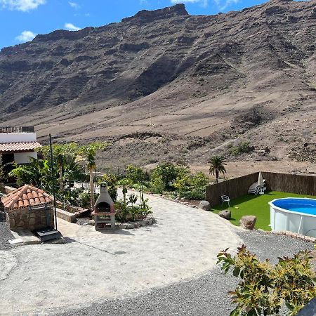 Casa Rural Con Bano Adaptado Y Piscina En Mogan Bagian luar foto