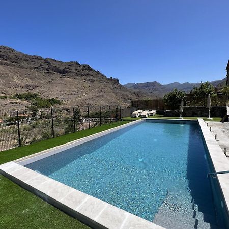 Casa Rural Con Bano Adaptado Y Piscina En Mogan Bagian luar foto