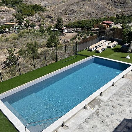 Casa Rural Con Bano Adaptado Y Piscina En Mogan Bagian luar foto